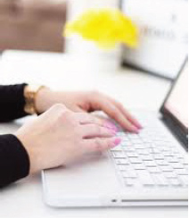 Person working on computer